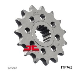 Pignon JT SPROCKETS acier anti-bruit 743 - 530