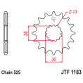 Pignon JT SPROCKETS acier anti-bruit 1183 - 525