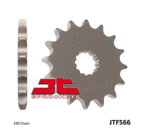 Pignon JT SPROCKETS acier standard 566 - 530 - 1077439002