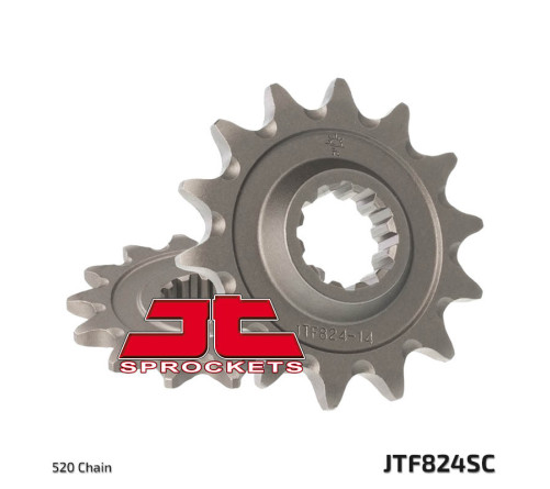 Pignon JT SPROCKETS acier anti-boue 824 - 520 - 1077482003