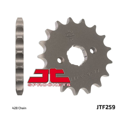 Pignon JT SPROCKETS acier standard 259 - 428 - 1077310003