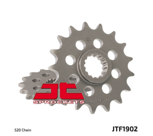 Pignon JT SPROCKETS acier standard 1902 - 520 - 1077298004