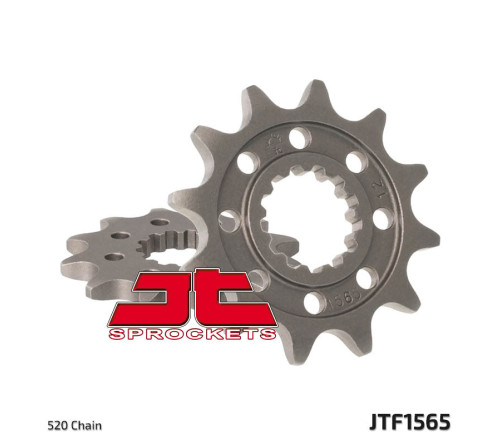 Pignon JT SPROCKETS acier anti-boue 1565 - 520 - 1077281002