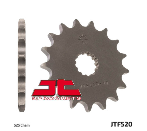 Pignon JT SPROCKETS acier standard 520 - 525 - 1077415001