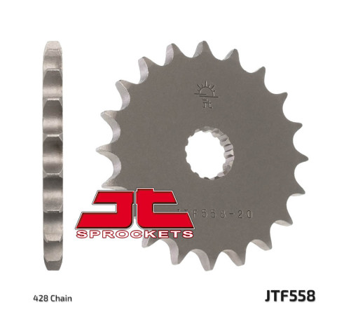 Pignon JT SPROCKETS acier standard 558 - 428 - 1077432001