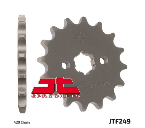 Pignon JT SPROCKETS acier standard 249 - 420 - 1077305001