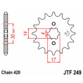 Pignon JT SPROCKETS acier standard 249 - 420