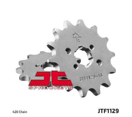 Pignon JT SPROCKETS acier standard 1129 - 420 - 1077208001