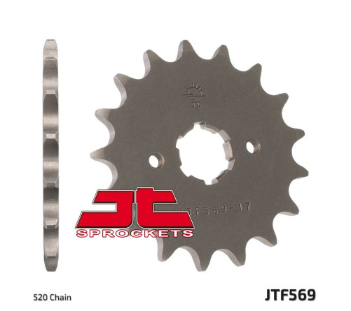 Pignon JT SPROCKETS acier standard 569 - 520 - 1077442004