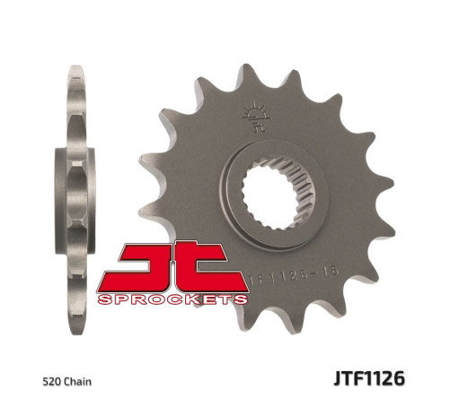 Pignon JT SPROCKETS acier standard 1126 - 520 - 1077204001