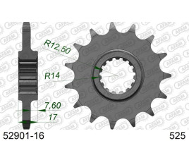 Pignon AFAM acier standard 52901 - 525