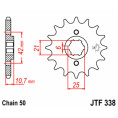 Pignon JT SPROCKETS acier standard 338 - 530