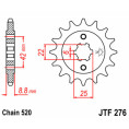 Pignon JT SPROCKETS acier standard 276 - 520