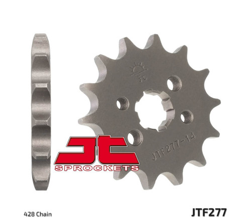 Pignon JT SPROCKETS acier standard 277 - 428 - 1077320001