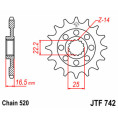 Pignon JT SPROCKETS acier standard 742 - 520