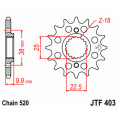 Pignon JT SPROCKETS acier standard 403 - 520