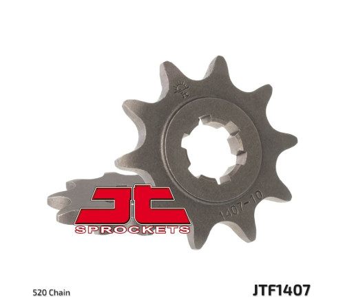 Pignon JT SPROCKETS acier standard 1407 - 520 - 1077245001