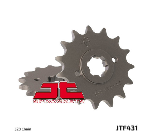 Pignon JT SPROCKETS acier standard 431 - 520 - 1077389002