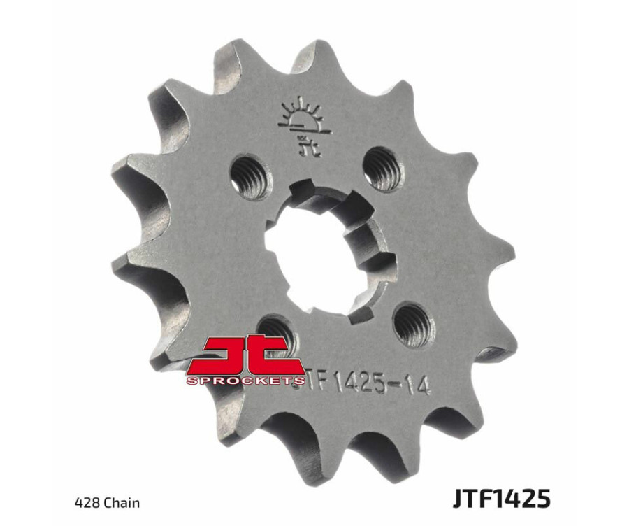 Pignon JT SPROCKETS 15 dents acier standard pas 428 type 1425