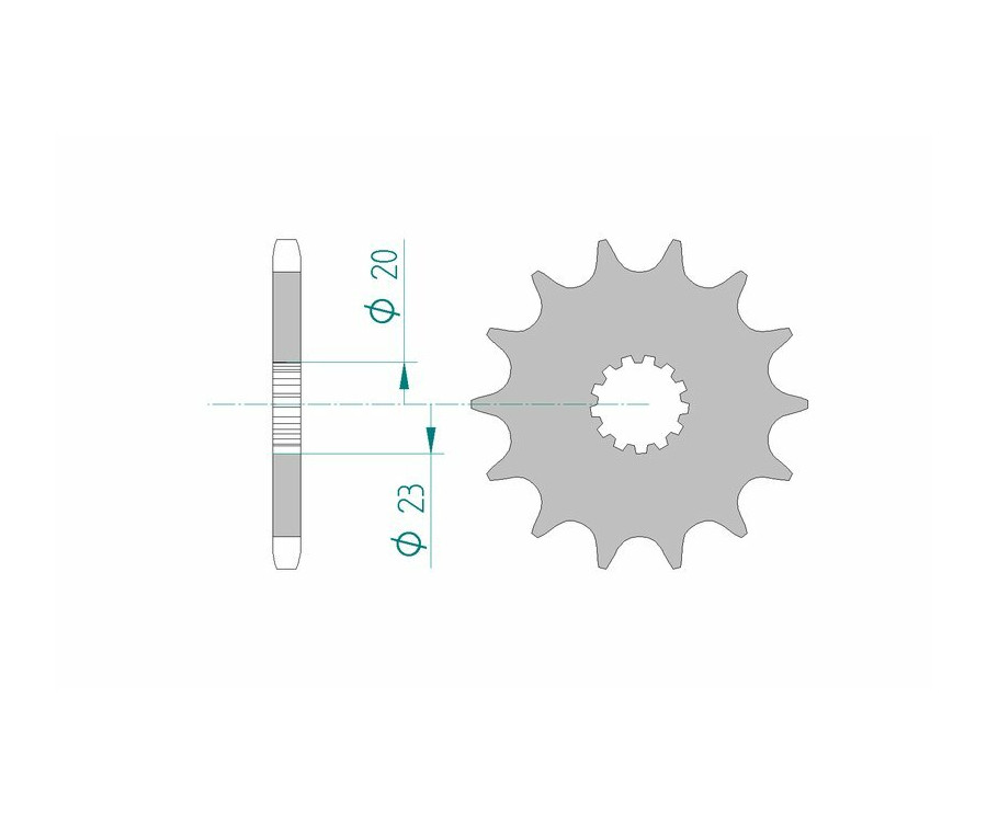 Pignon AFAM acier standard 22404 - 525