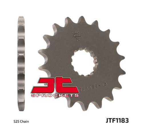 Pignon JT SPROCKETS acier standard 1183 - 525 - 1077211002