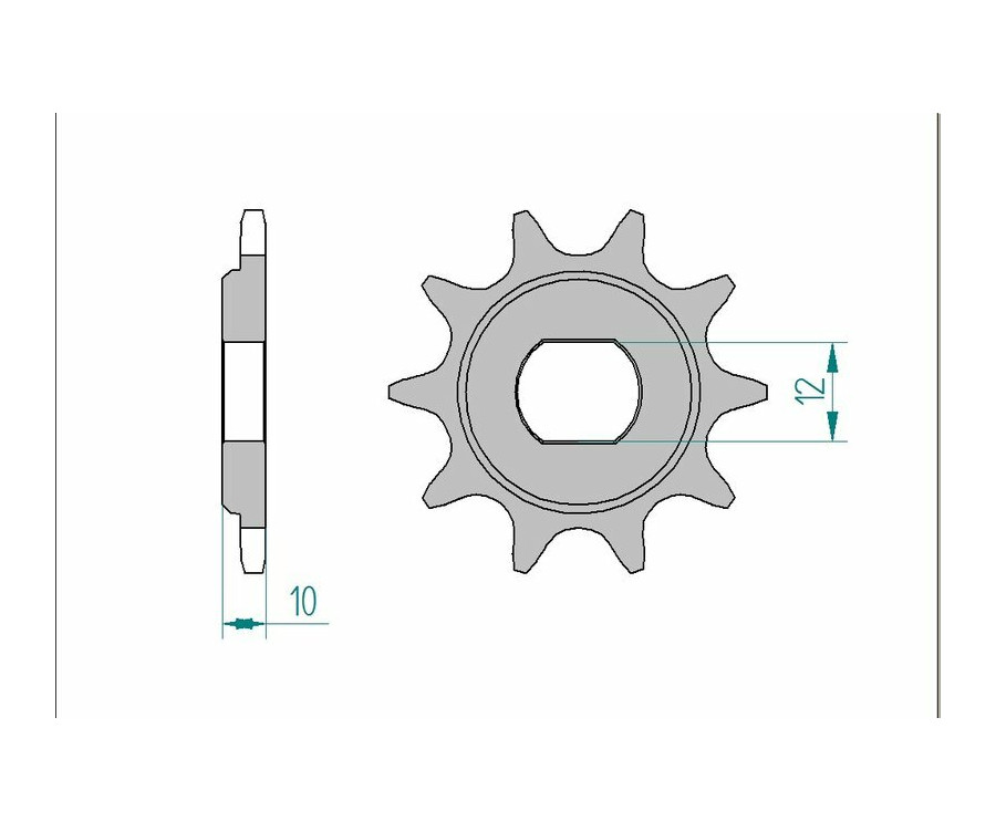 Pignon AFAM acier standard 94122 - 415