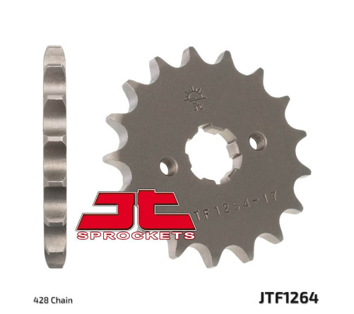 Pignon JT SPROCKETS acier standard 1264 - 428 - 1077216002