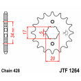 Pignon JT SPROCKETS acier standard 1264 - 428