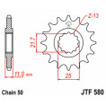 Pignon JT SPROCKETS acier standard 580 - 520