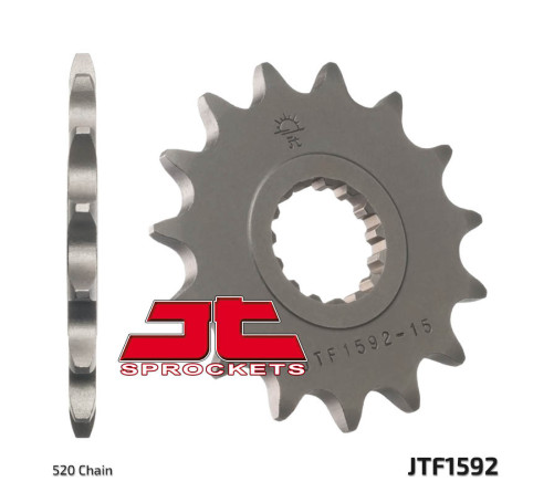 Pignon JT SPROCKETS acier standard 1592 - 520 - 1077291001