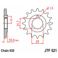 Pignon JT SPROCKETS acier standard 521 - 630