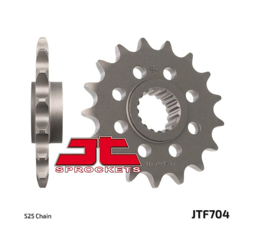 Pignon JT SPROCKETS acier standard 704 - 525 - 1077457002