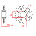 Pignon JT SPROCKETS acier standard 704 - 525