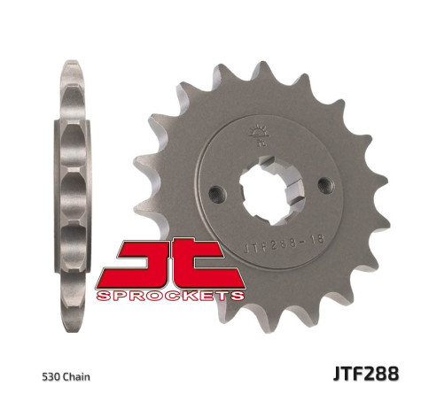 Pignon JT SPROCKETS acier standard 288 - 530 - 1077329002