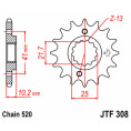 Pignon JT SPROCKETS acier standard 308 - 520