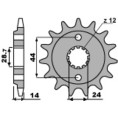 Pignon PBR acier standard 348 - 525