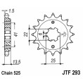 Pignon JT SPROCKETS acier standard 293 - 525