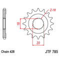 Pignon JT SPROCKETS acier standard 785 - 428