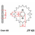 Pignon JT SPROCKETS acier standard 425 - 428