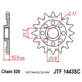 Pignon JT SPROCKETS acier anti-boue 1443 - 520