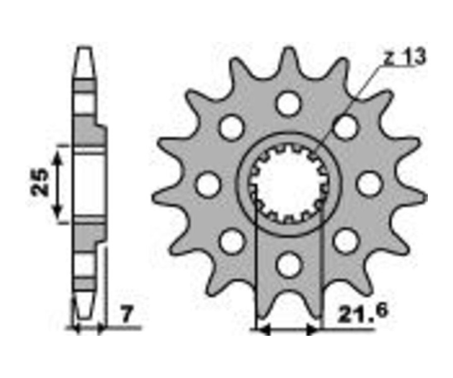 Pignon PBR acier standard 2167 - 520