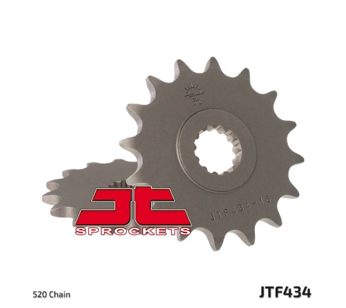 Pignon JT SPROCKETS acier standard 434 - 520 - 1077392003