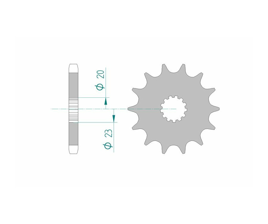 Pignon AFAM acier standard 22403 - 530