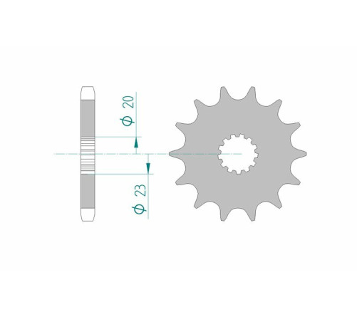 Pignon AFAM acier standard 22403 - 530