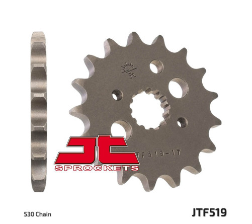 Pignon JT SPROCKETS acier standard 519 - 530 - 1077414001