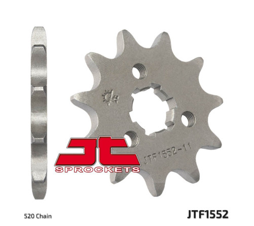 Pignon JT SPROCKETS acier standard 1552 - 520 - 1077277001