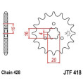 Pignon JT SPROCKETS acier standard 418 - 428