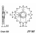 Pignon JT SPROCKETS acier standard 507 - 520