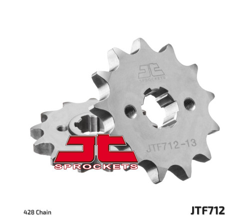 Pignon JT SPROCKETS acier standard 712 - 428 - 1077198001