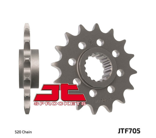 Pignon JT SPROCKETS acier standard 705 - 520 - 1077458001